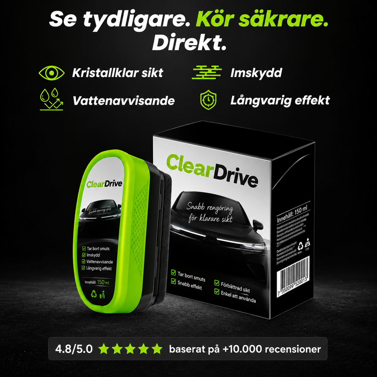 ClearDrive - Kristallklar sikt, oavsett väder